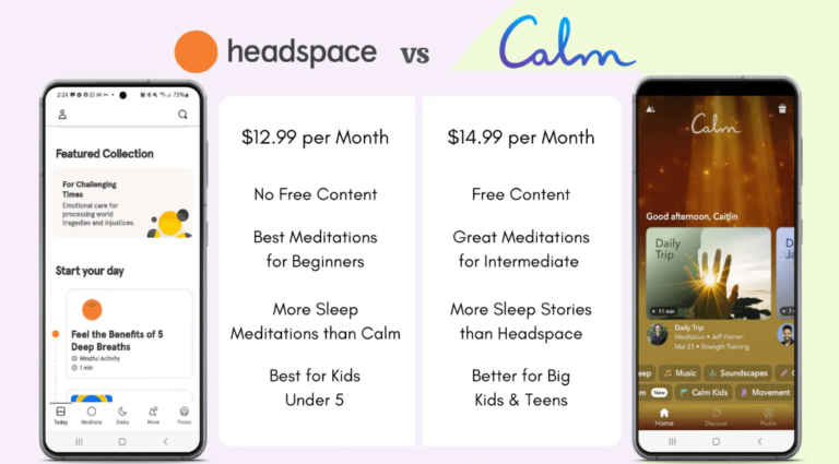 Headspace vs Calm